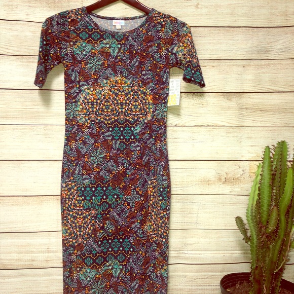 LuLaRoe Dresses & Skirts - NWT LuLaRoe Julia XXS Kaleidoscope Dress